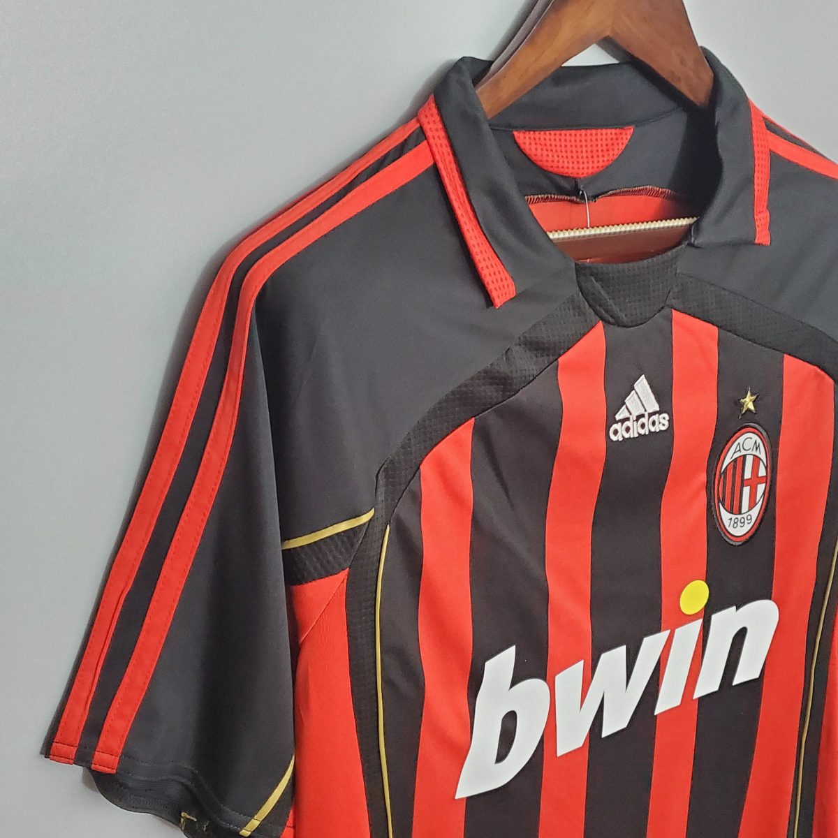 2006/2007 Retro AC Milan Domowa Koszulka piłkarska Jakość tajska 1:1 - obrazek 6