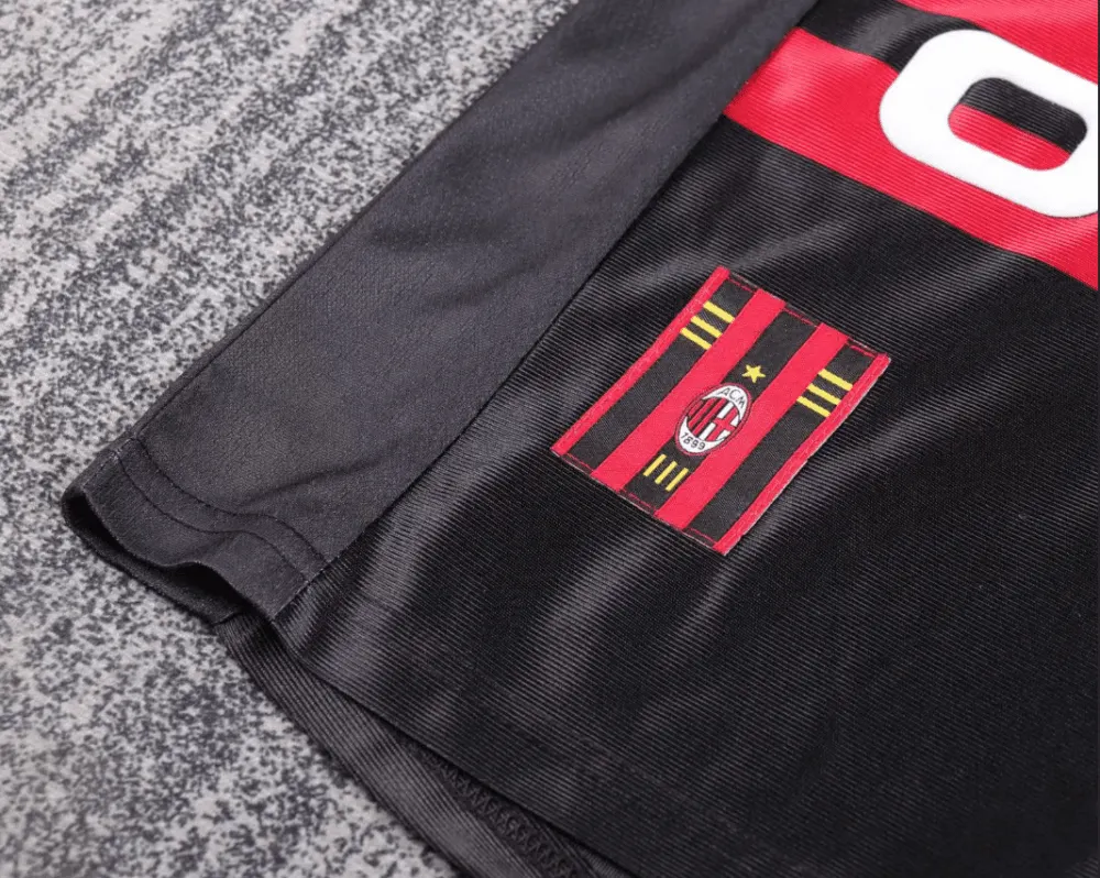 1998-1999 Retro AC Milan Tercera Visitante Camiseta de fútbol Calidad tailandesa 1:1 Talla infantil - Imagen 7