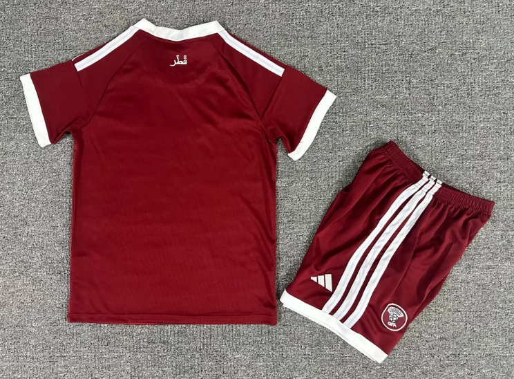 2026 Qatar National Team Home Football Shirt 1:1 Thai Quality Kids Size - Image 2