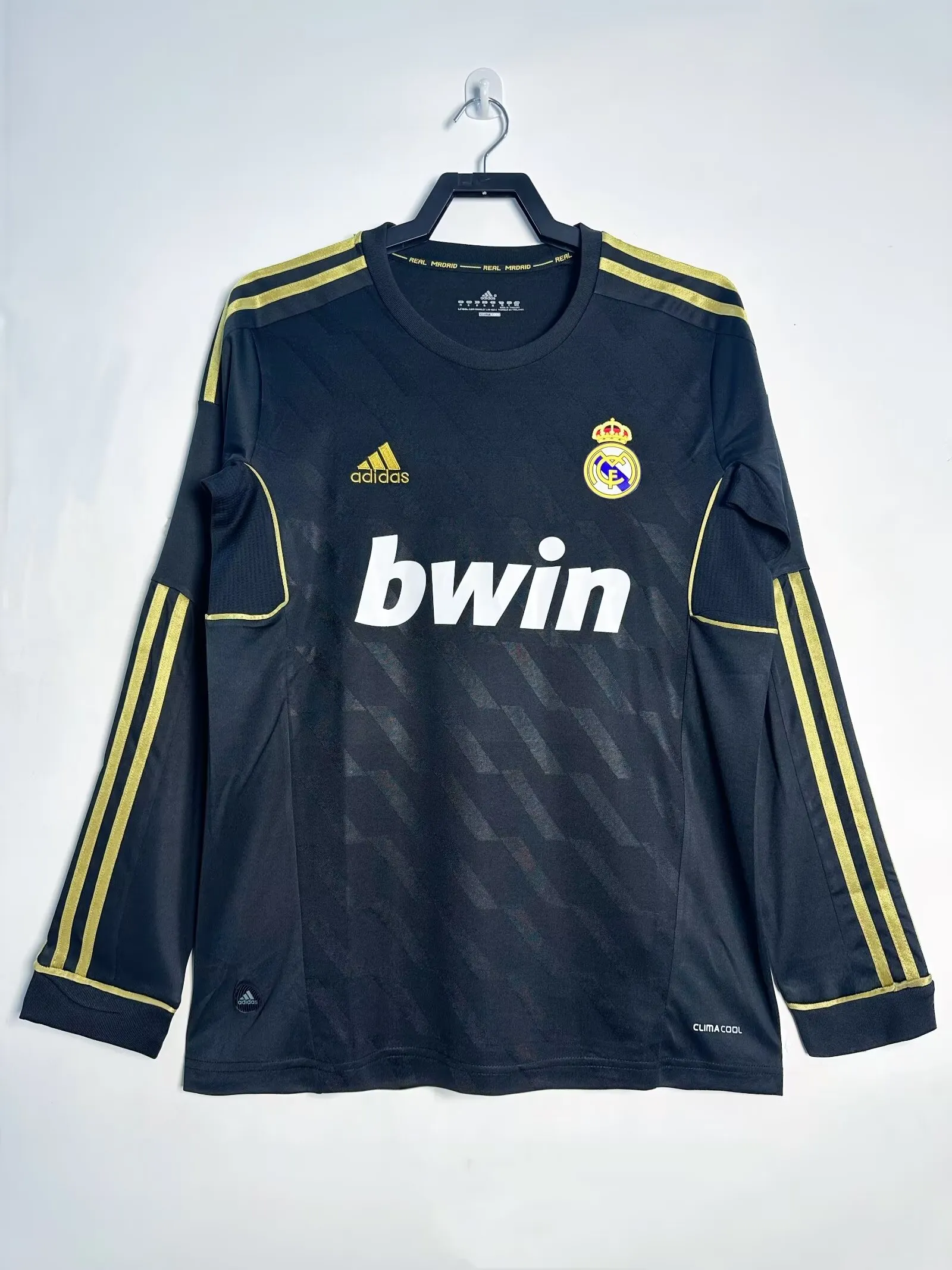 2011/2012 Retro Manica lunga Real Madrid Trasferta Maglia Qualità thai 1:1