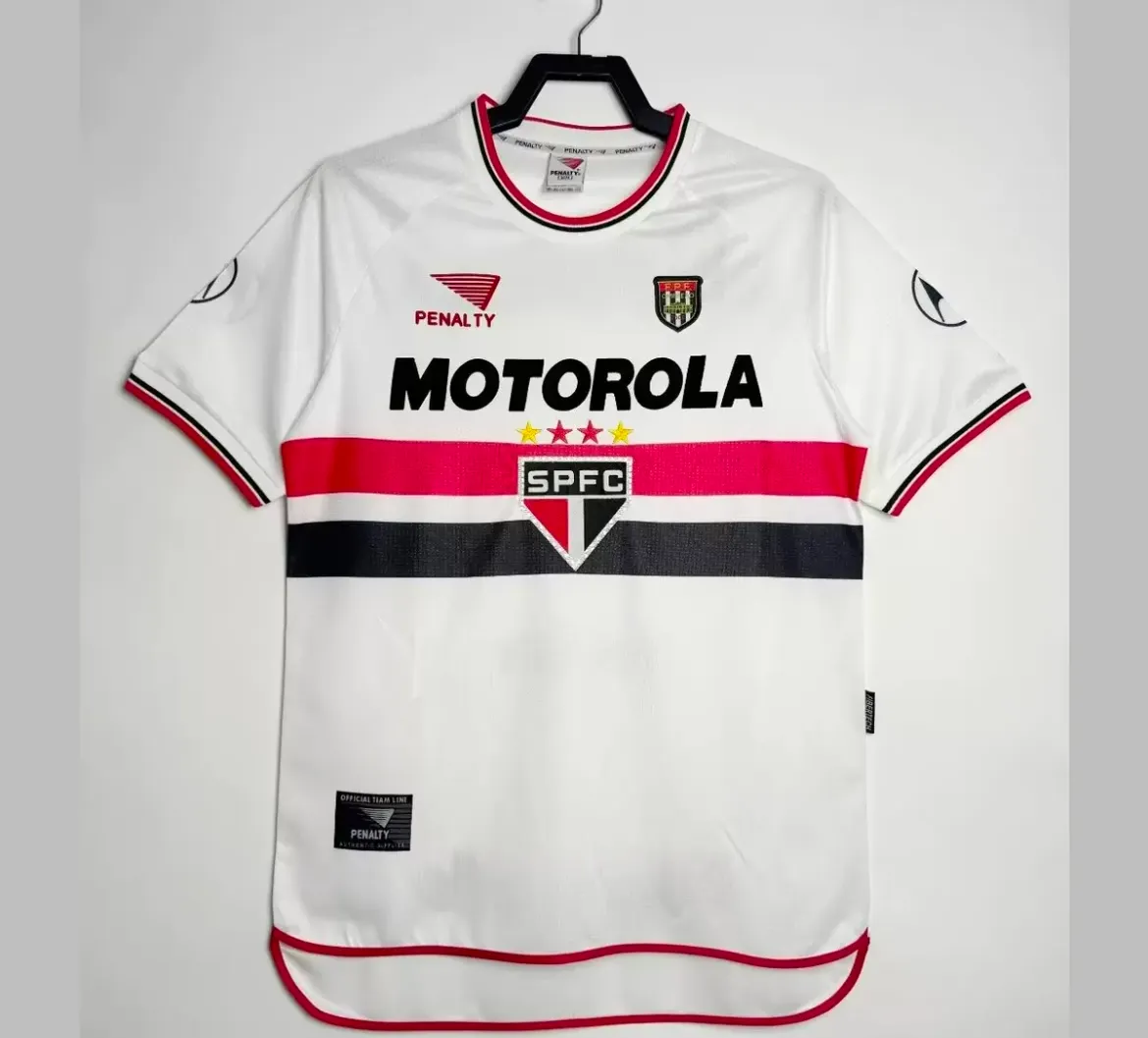 2000 Retro São Paulo Local Camiseta Calidad tailandesa 1:1