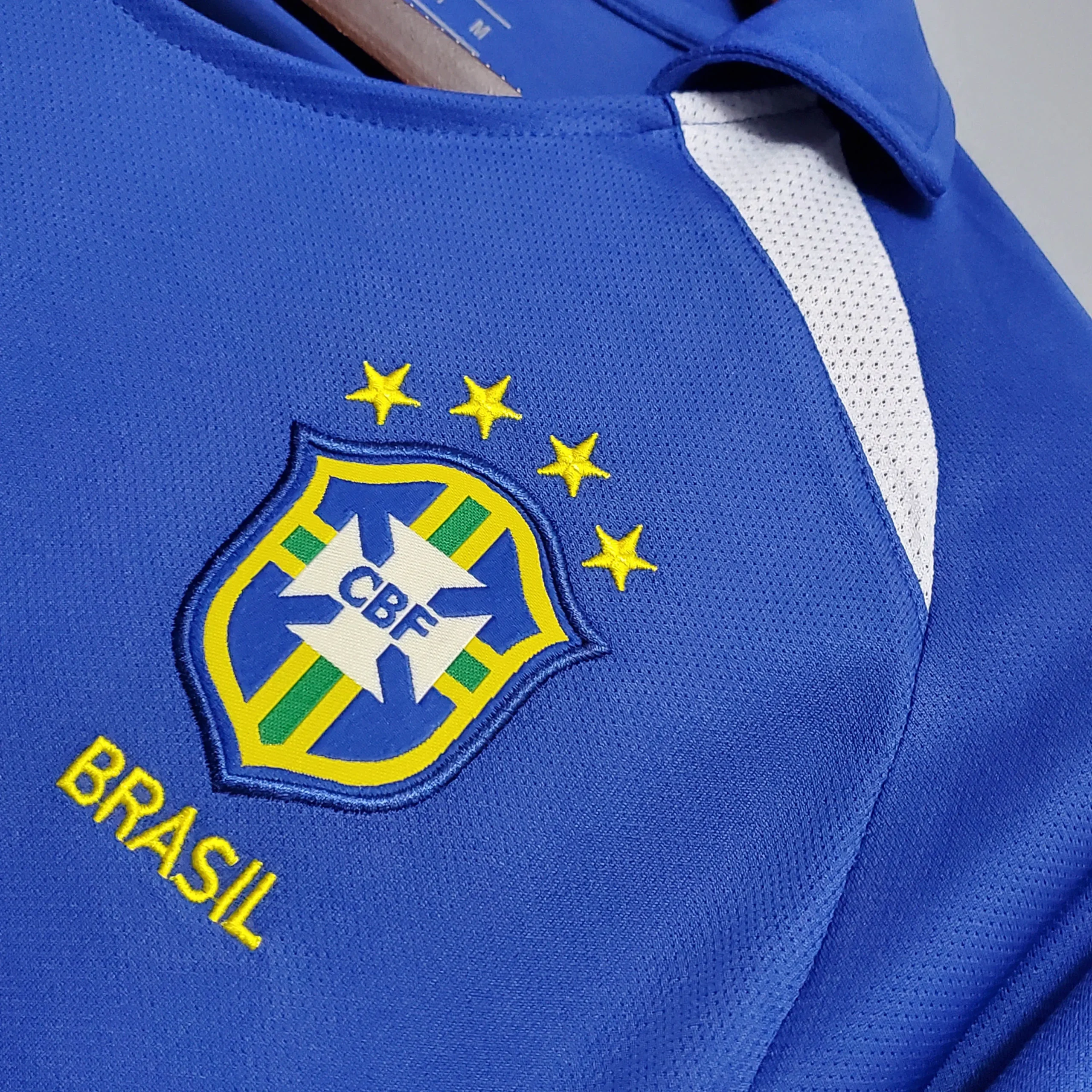 2002 Rétro Brésil Extérieur Maillot de football – Image 6