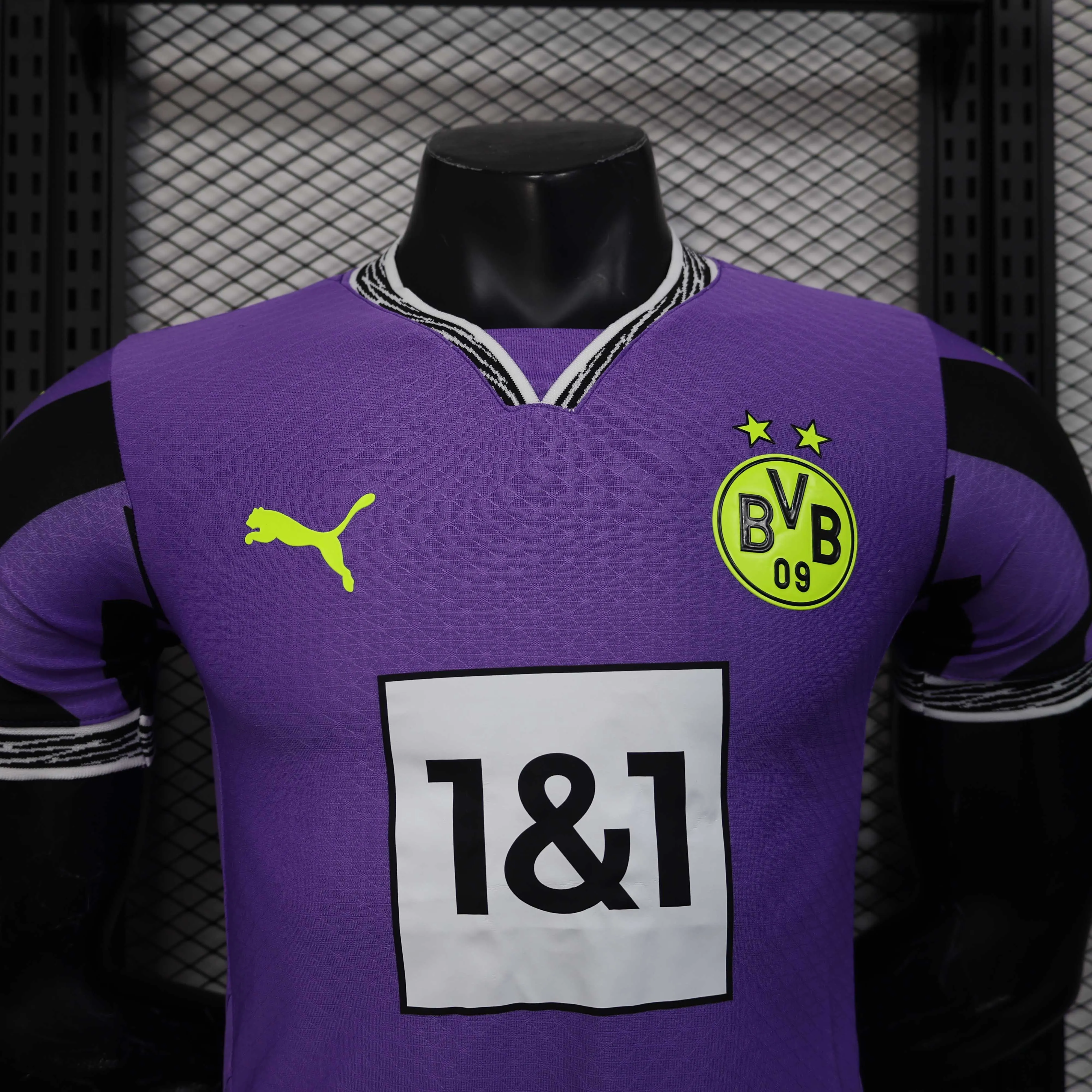 2025/2026 Versione giocatore Dortmund Portiere Viola Maglia da calcio Qualità thai 1:1 - immagine 3