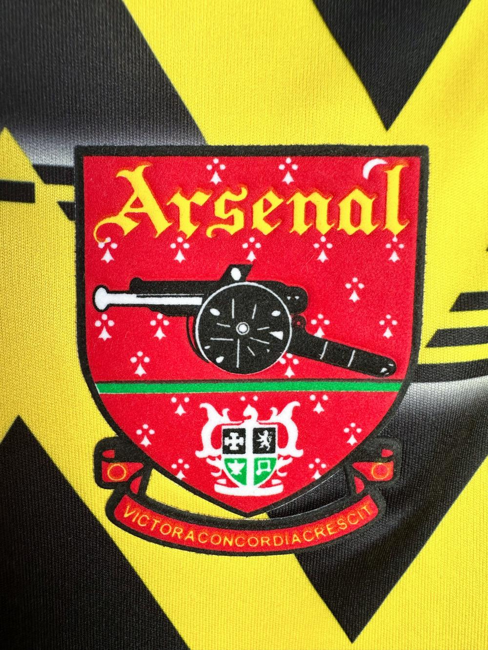 1991/1993 Rétro Manches longues Arsenal Extérieur Maillot de football Qualité thaï 1:1 – Image 5