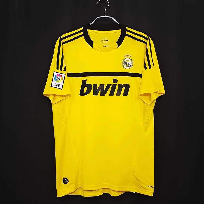 2011/2012 Retrô Real Madrid Goleiro Camisa de futebol Qualidade tailandesa 1:1