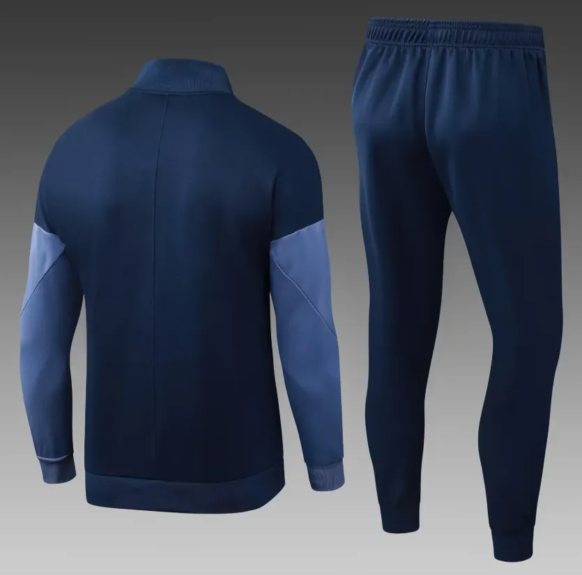 2025/2026 Psg Paris Saint-Germain Half-Pull Training Suit Royal Blue Set - Image 2
