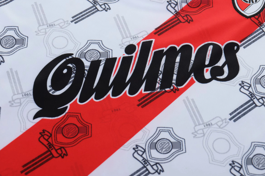 1996/1997 Retrô River Plate Casa Camisa de futebol Qualidade tailandesa 1:1 Tamanho infantil - Image 6