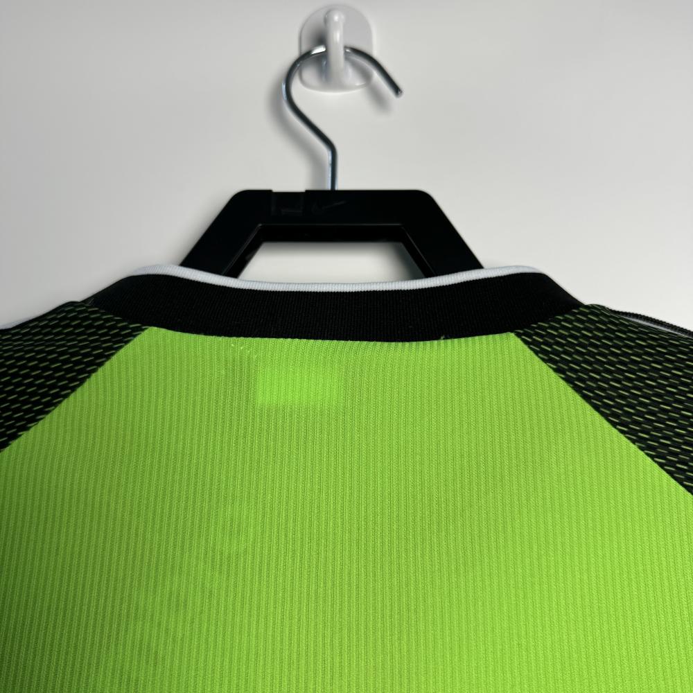 1998-1999 Retro Langarm Manchester United Torwart Fußballtrikot 1:1 Thai-Qualität – Bild 4