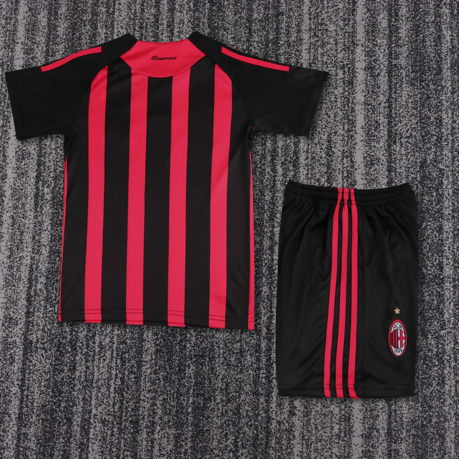 2008-2009 Retro AC Milan Home Football Shirt 1:1 Thai Quality Kids Size - Image 3