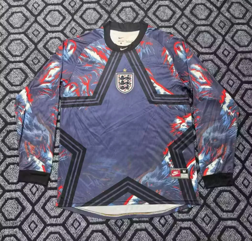 2026 Manches longues Angleterre Gardien Maillot de football Qualité thaï 1:1