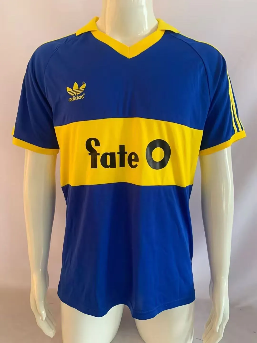 1986/1988 Retrô Boca Juniors Casa Camisa de futebol Qualidade tailandesa 1:1