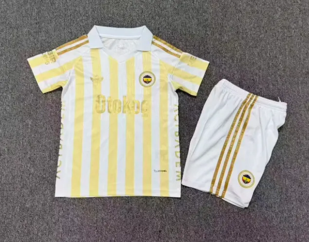 2026/2027 Fenerbahce Wyjazdowa Koszulka piłkarska Jakość tajska 1:1 Rozmiar dziecięcy