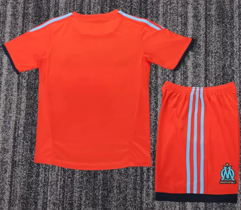 2011-2012 Rétro Olympique de Marseille Troisième Extérieur Maillot de football Qualité thaï 1:1 Taille enfant – Image 2