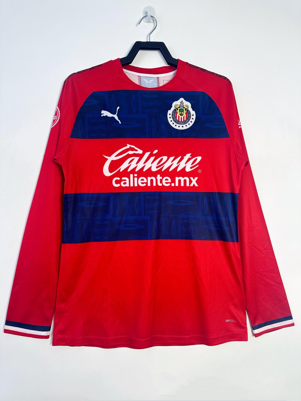 2019-2000 Retro Manica lunga Chivas Casa Maglia da calcio Qualità thai 1:1