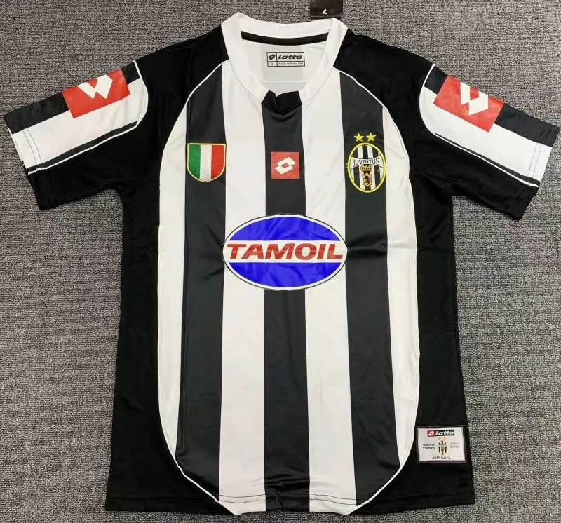 2002/2003 Rétro Juventus Domicile Maillot de football Qualité thaï 1:1