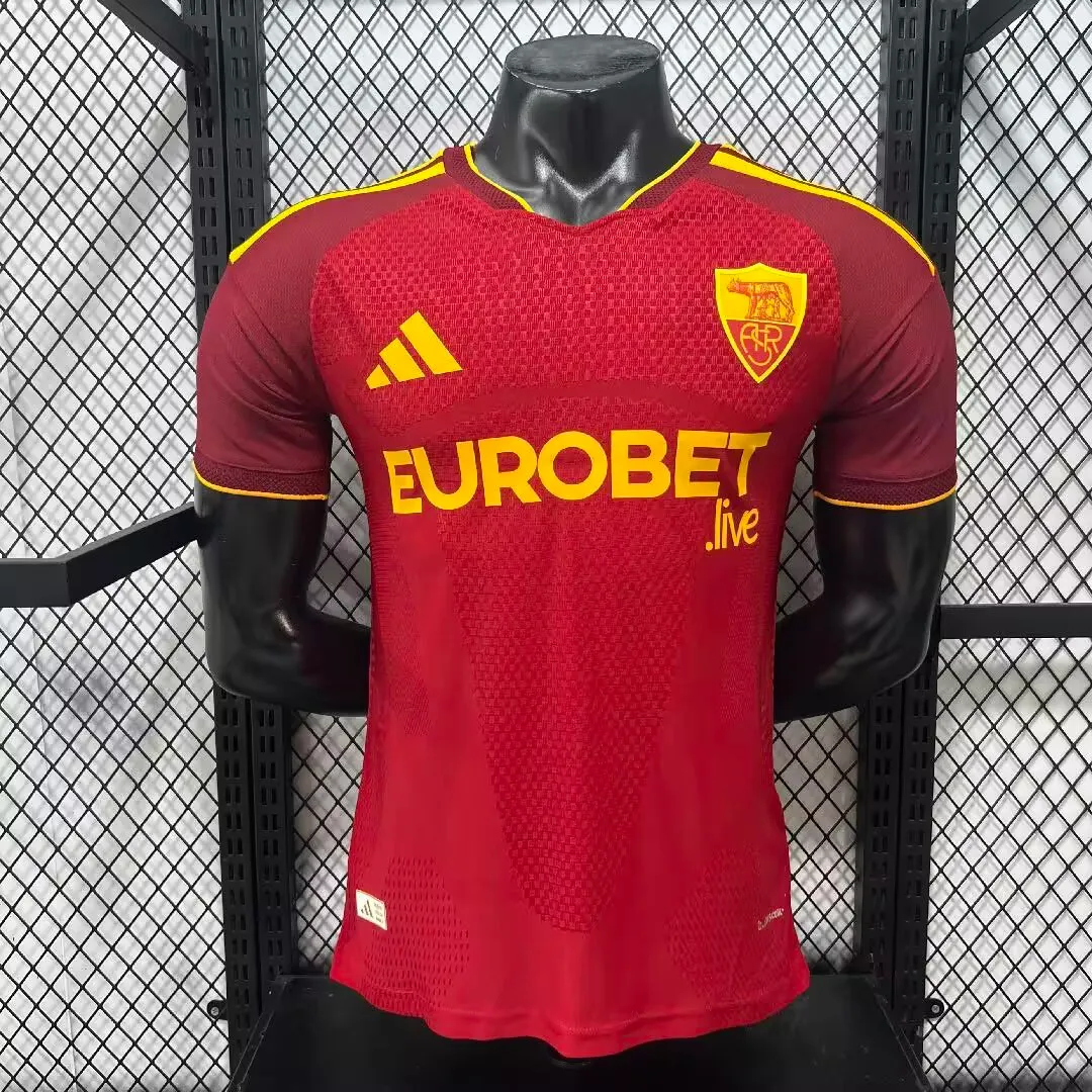 2026-2027 Versão jogador Roma Casa Camisa de futebol Qualidade tailandesa 1:1