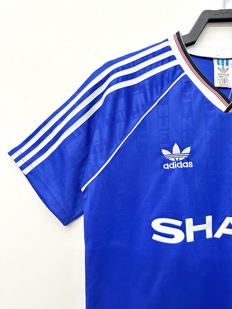 1988-1990 Retro Manchester United Tercera Visitante Camiseta de fútbol Calidad tailandesa 1:1 - Imagen 5