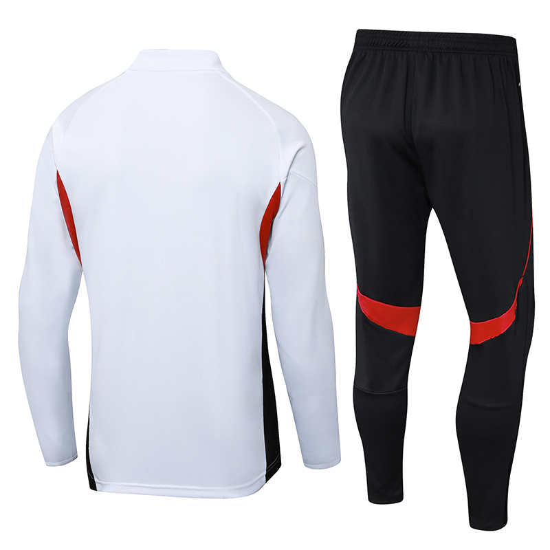 2025/2026 Bayern Munich Tuta mezza zip Bianco Maglia da calcio Qualità thai 1:1 Set - immagine 2