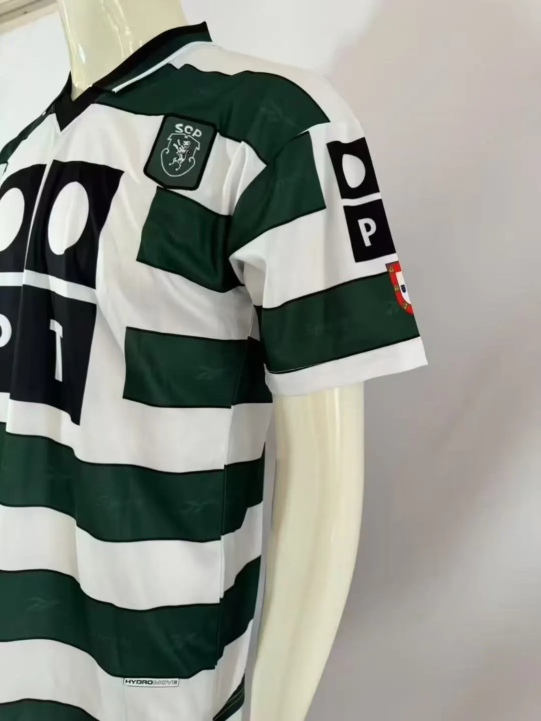 2000/2001 Retro Sporting Lisbon Heim Fußballtrikot 1:1 Thai-Qualität – Bild 5