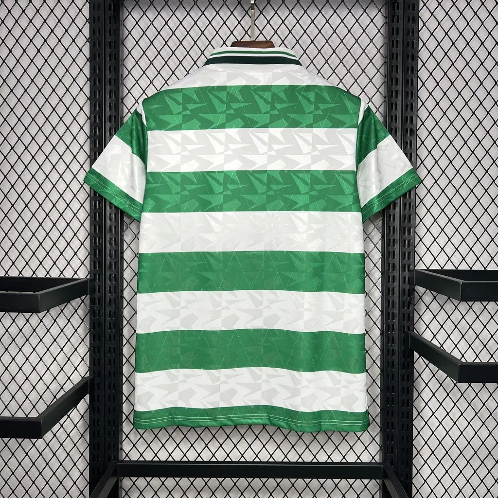 1989/1991 Ретро Celtic Домашняя Футбольная футболка Тайское качество 1:1 — изображение 2