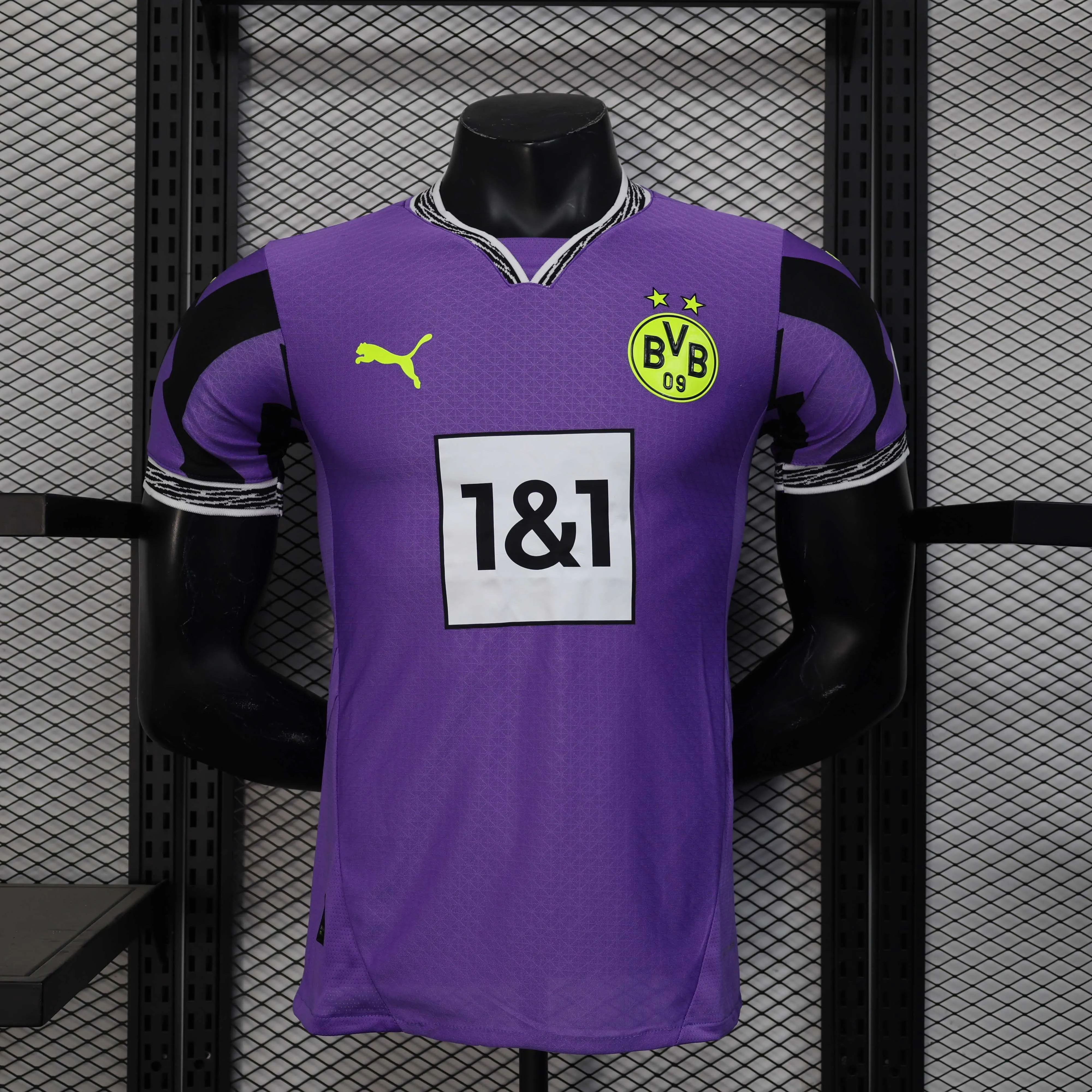 2025/2026 Versione giocatore Dortmund Portiere Viola Maglia da calcio Qualità thai 1:1