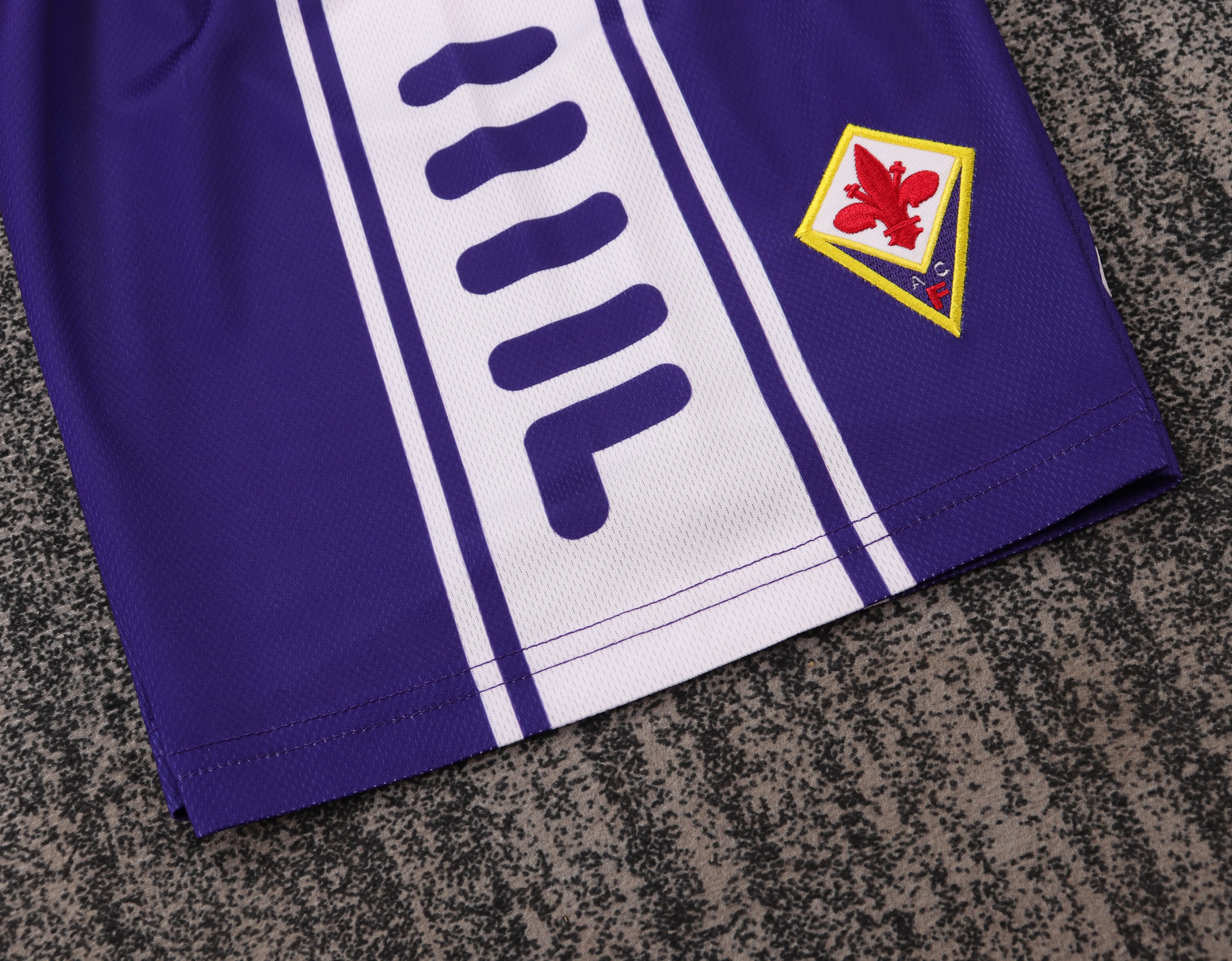 1999-2000 Retro Fiorentina Heim Fußballtrikot 1:1 Thai-Qualität Kindergröße – Bild 12