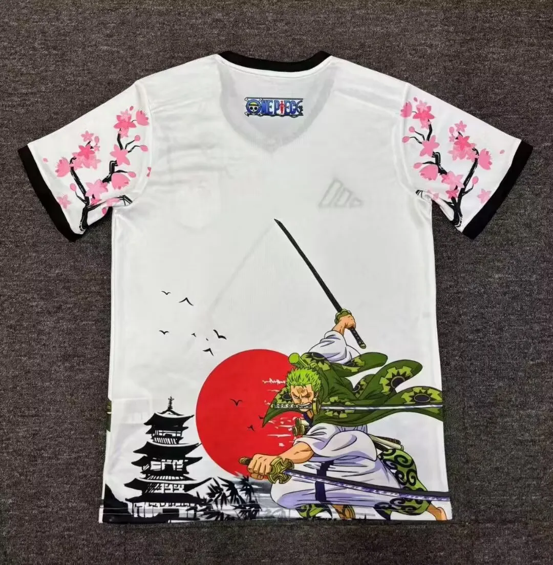 2024/2025 Japón One Piece Santoryu Zoro Camiseta de fútbol Calidad tailandesa 1:1 - Imagen 3