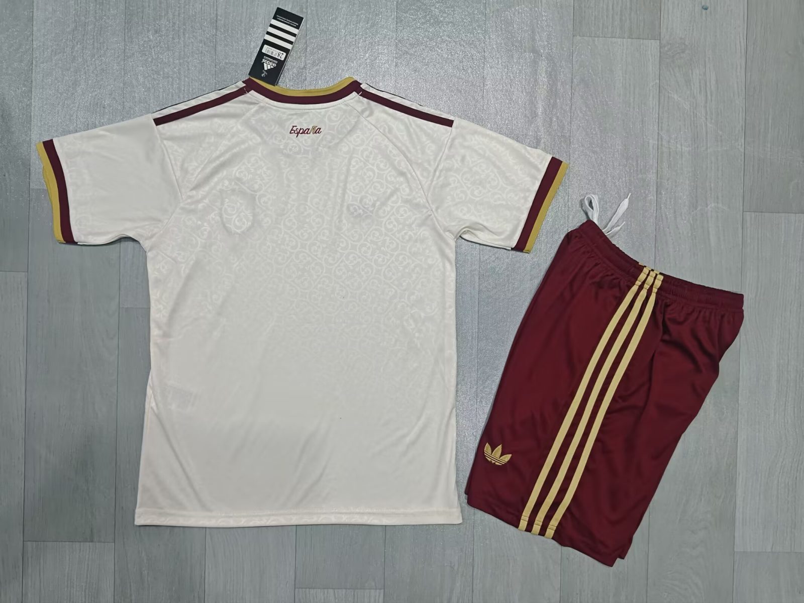 2026 Spanien Auswärts Fußballtrikot 1:1 Thai-Qualität Kindergröße – Bild 3