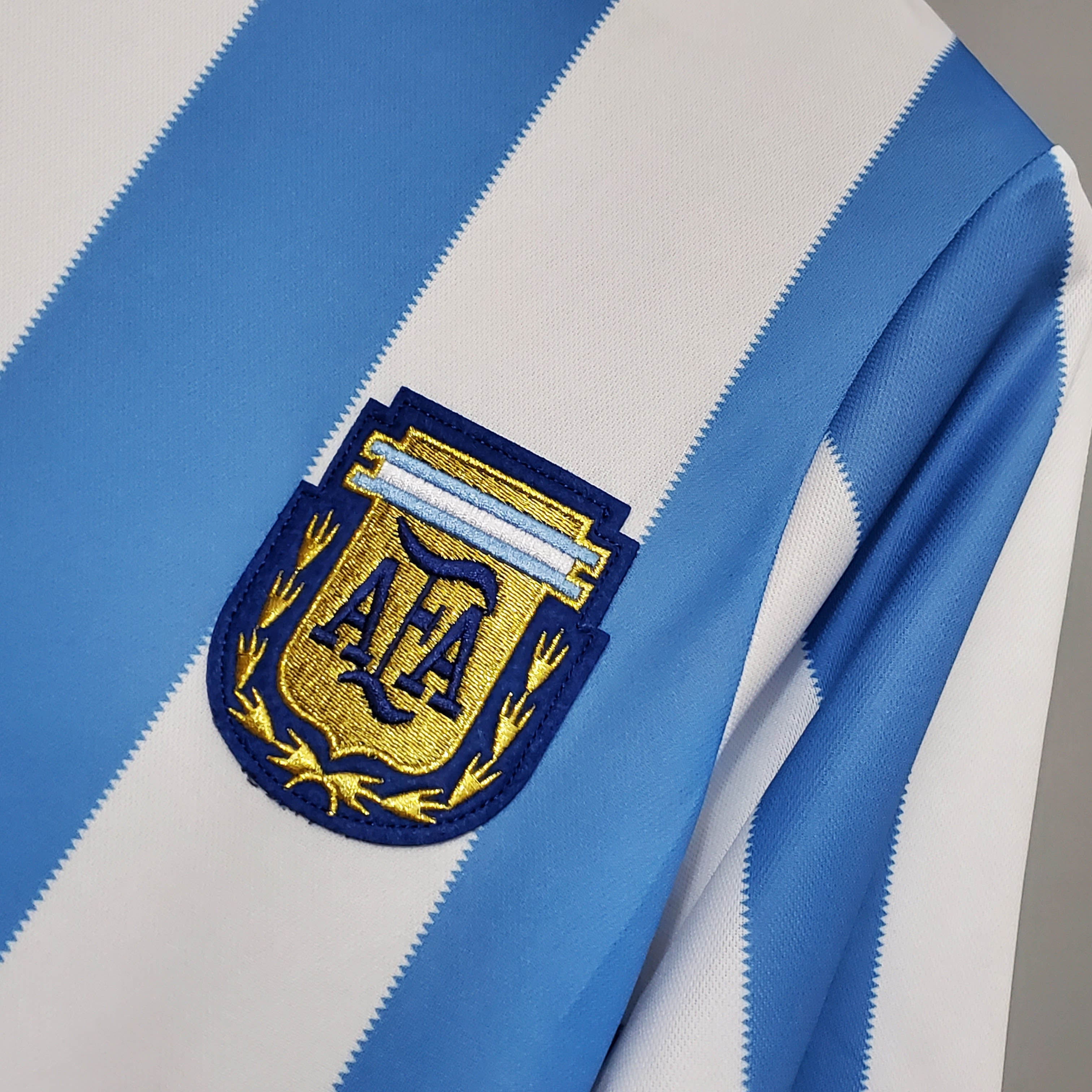 1986 Retro Argentinië Nationaal elftal Thuis Shirt - Afbeelding 5