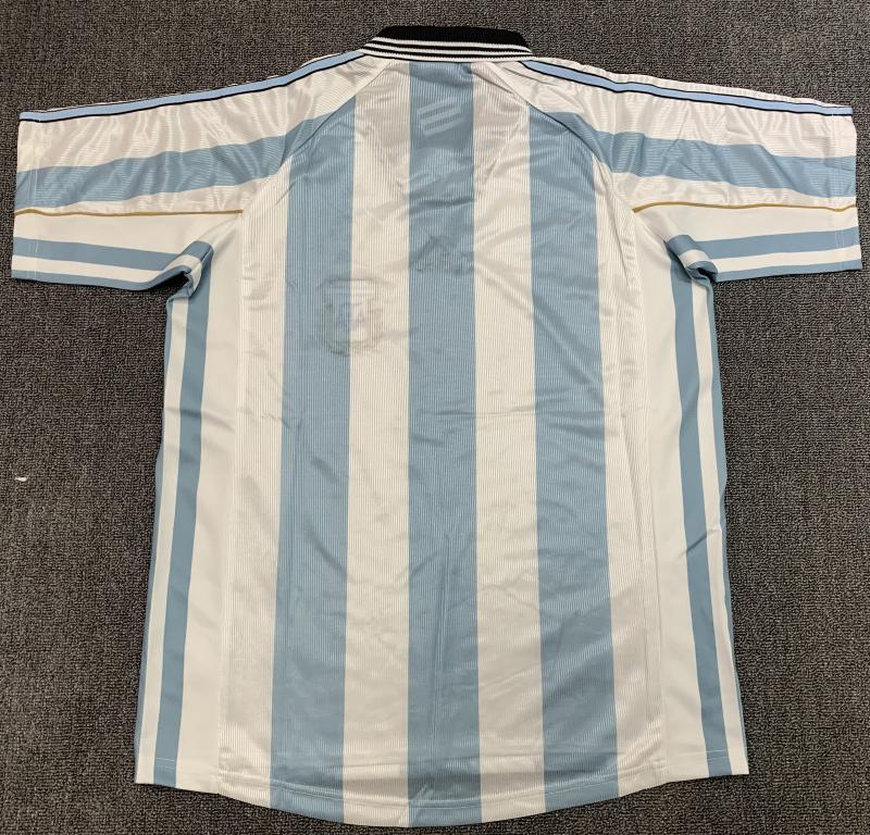 1998 Retro Argentina National Team Home Jersey 1:1 Thai Quality - Image 2