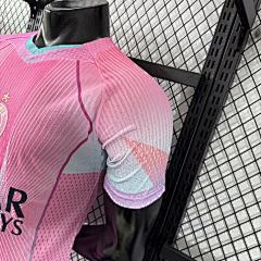 2025/2026 Spelersversie Psg Paris Saint-Germain Speciale editie Roze Voetbalshirt 1:1 Thaise kwaliteit - Afbeelding 6