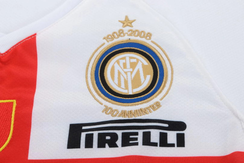 2007/2008 Retro Inter Milan Wyjazdowa Koszulka piłkarska Jakość tajska 1:1 Rozmiar dziecięcy - obrazek 5