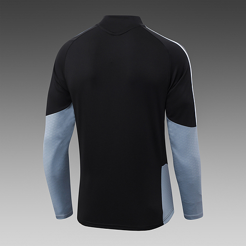 2026/2027 Real Madrid Agasalho meia-ziper Preto Camisa de futebol Qualidade tailandesa 1:1 Conjunto - Image 6