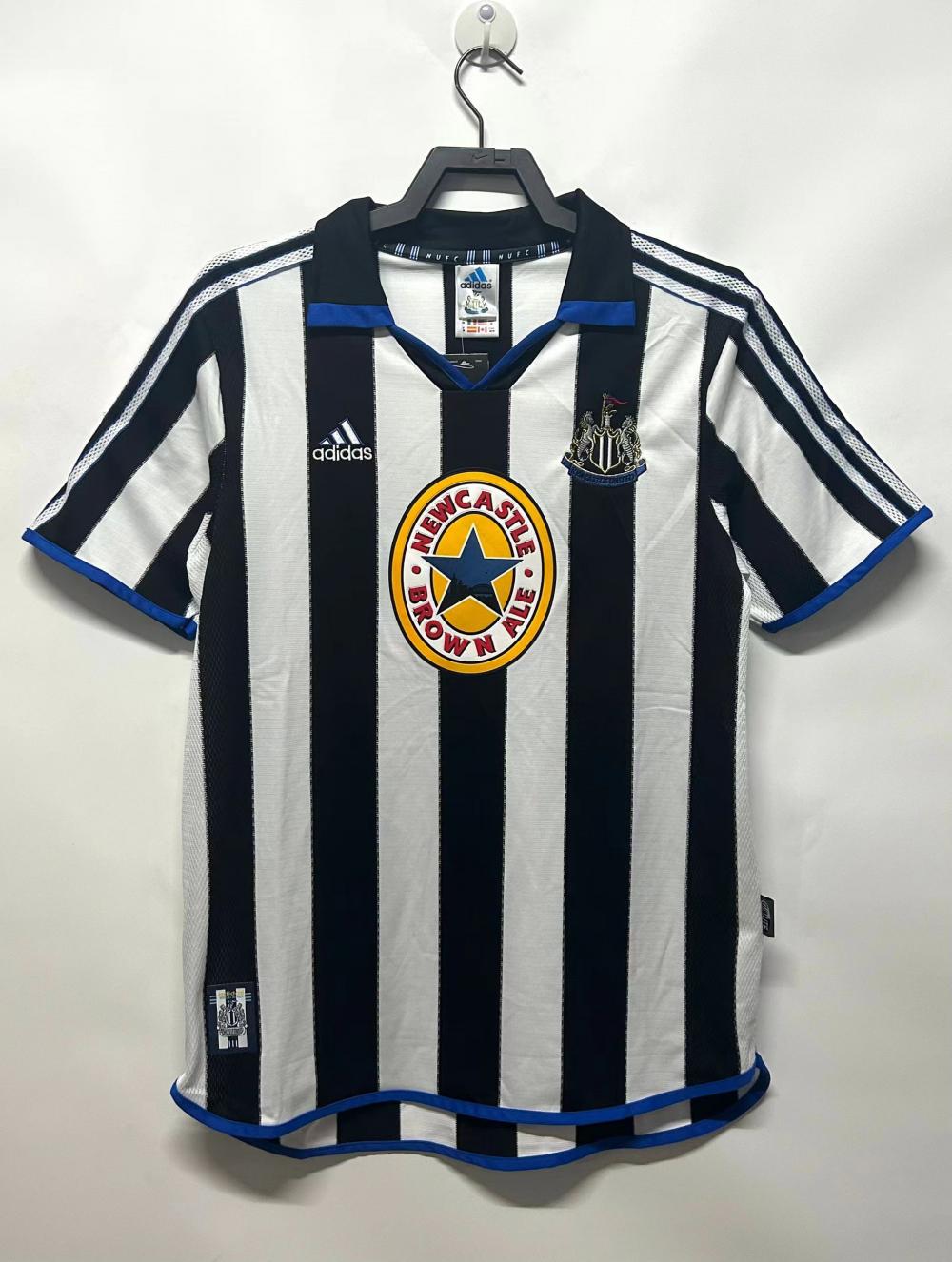1999-2000 Retro Newcastle United Thuis Voetbalshirt 1:1 Thaise kwaliteit