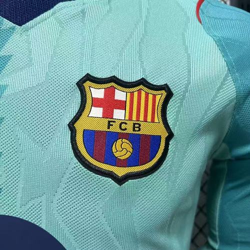 2026/2027 Длинный рукав Игровая версия Barcelona Третья Гостевая Футбольная футболка Тайское качество 1:1 — изображение 6