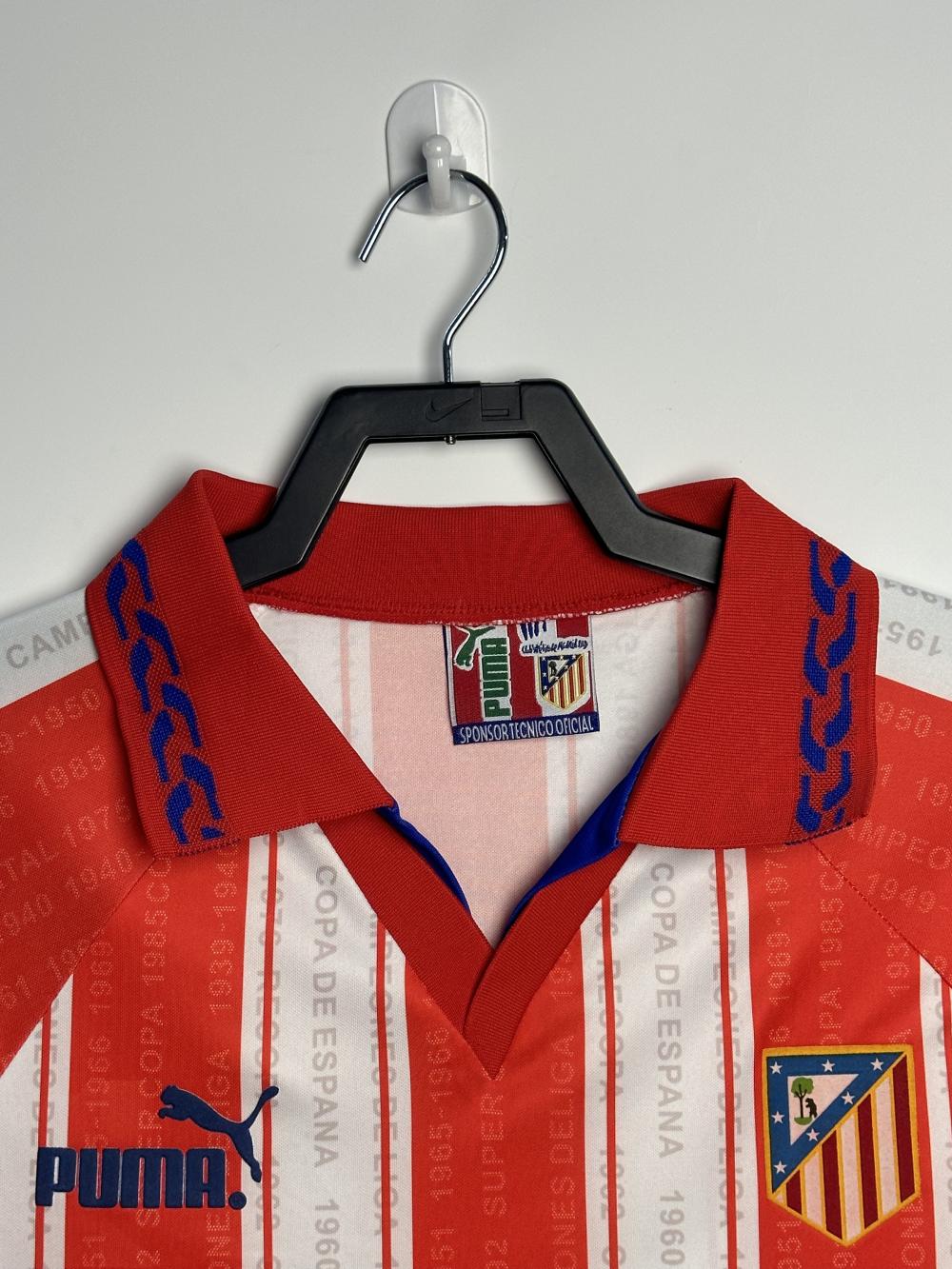 1995/1996 Retro Atletico Madrid Heim Fußballtrikot 1:1 Thai-Qualität – Bild 3