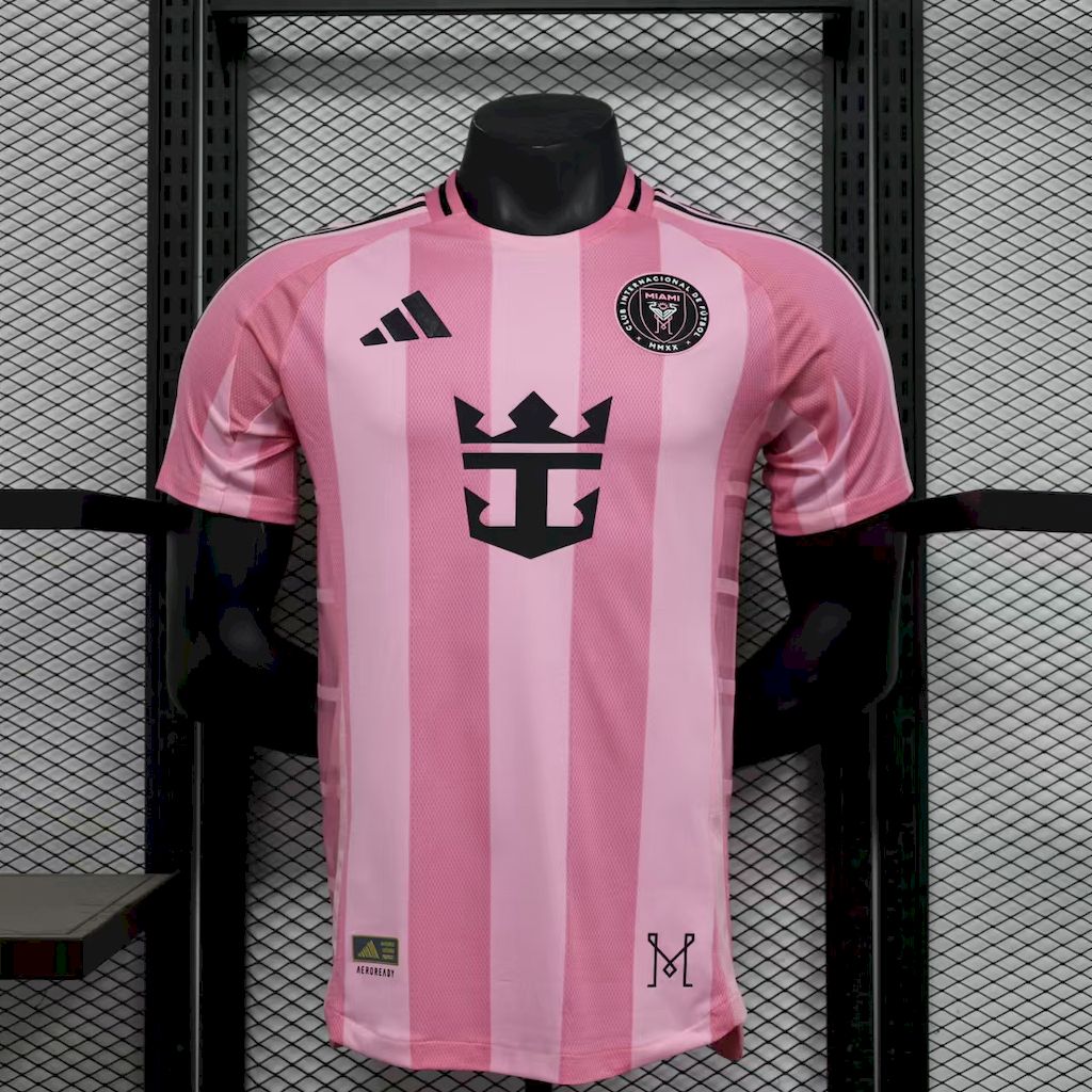 2025/2026 Oyuncu versiyonu Inter Miami İç saha Futbol Futbol forması 1:1 Tayland kalitesi