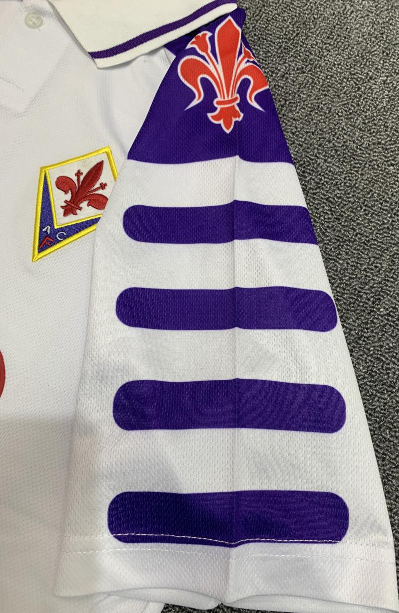 1998/1999 Rétro Fiorentina Extérieur Maillot de football Qualité thaï 1:1 – Image 4