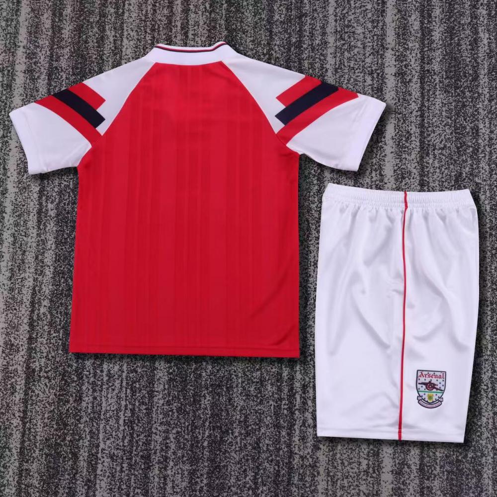 1992-1994 复古 阿森纳 主场 足球球衣 1:1 泰版品质 儿童尺码 - 图片 2