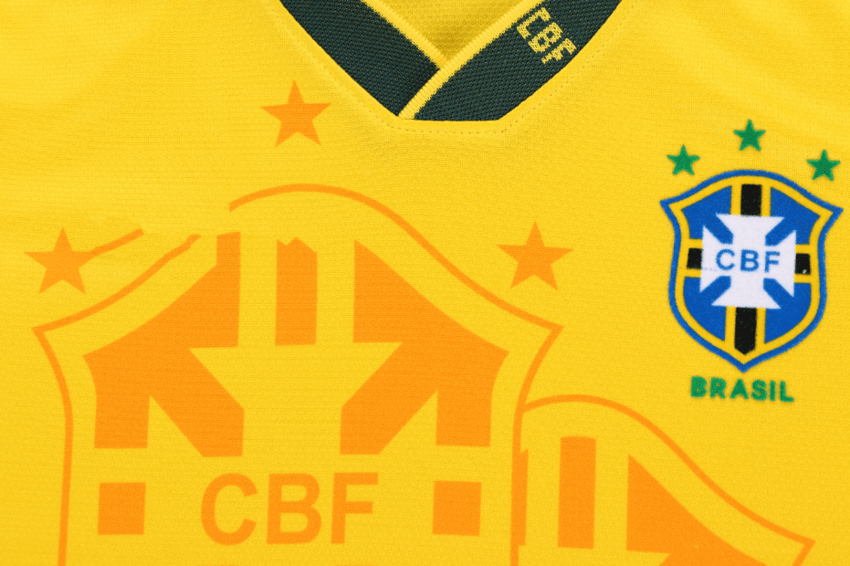 1994 Retrô Brasil Casa Camisa de futebol Qualidade tailandesa 1:1 Tamanho infantil - Image 6