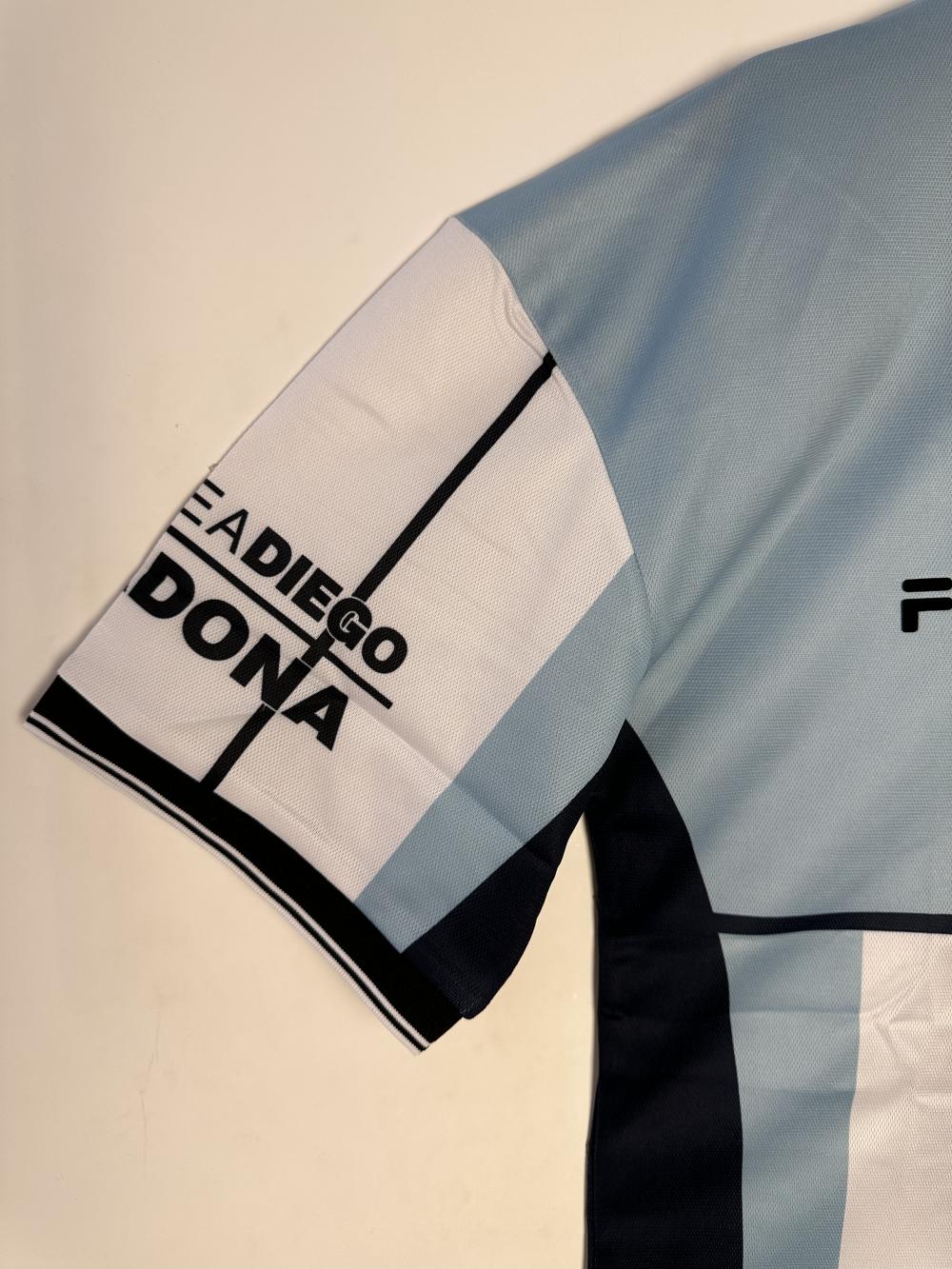 2001 复古 阿根廷 国家队 Maradona 纪念 球衣 1:1 泰版品质 - 图片 4