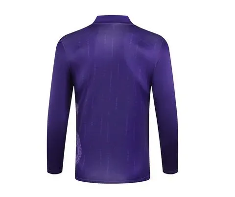 2024/2025 Real Madrid Royal Viola Edizione speciale Tuta mezza zip Maglia da calcio Qualità thai 1:1 Set - immagine 4