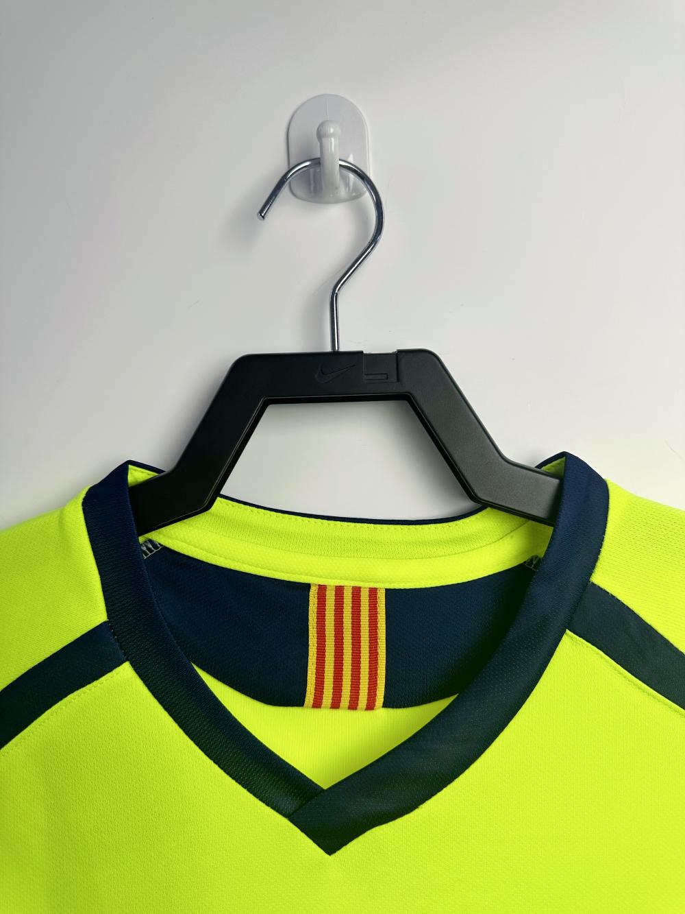 2005/2006 Retro Barcelona Visitante Camiseta de fútbol Manga larga Calidad tailandesa 1:1 - Imagen 3
