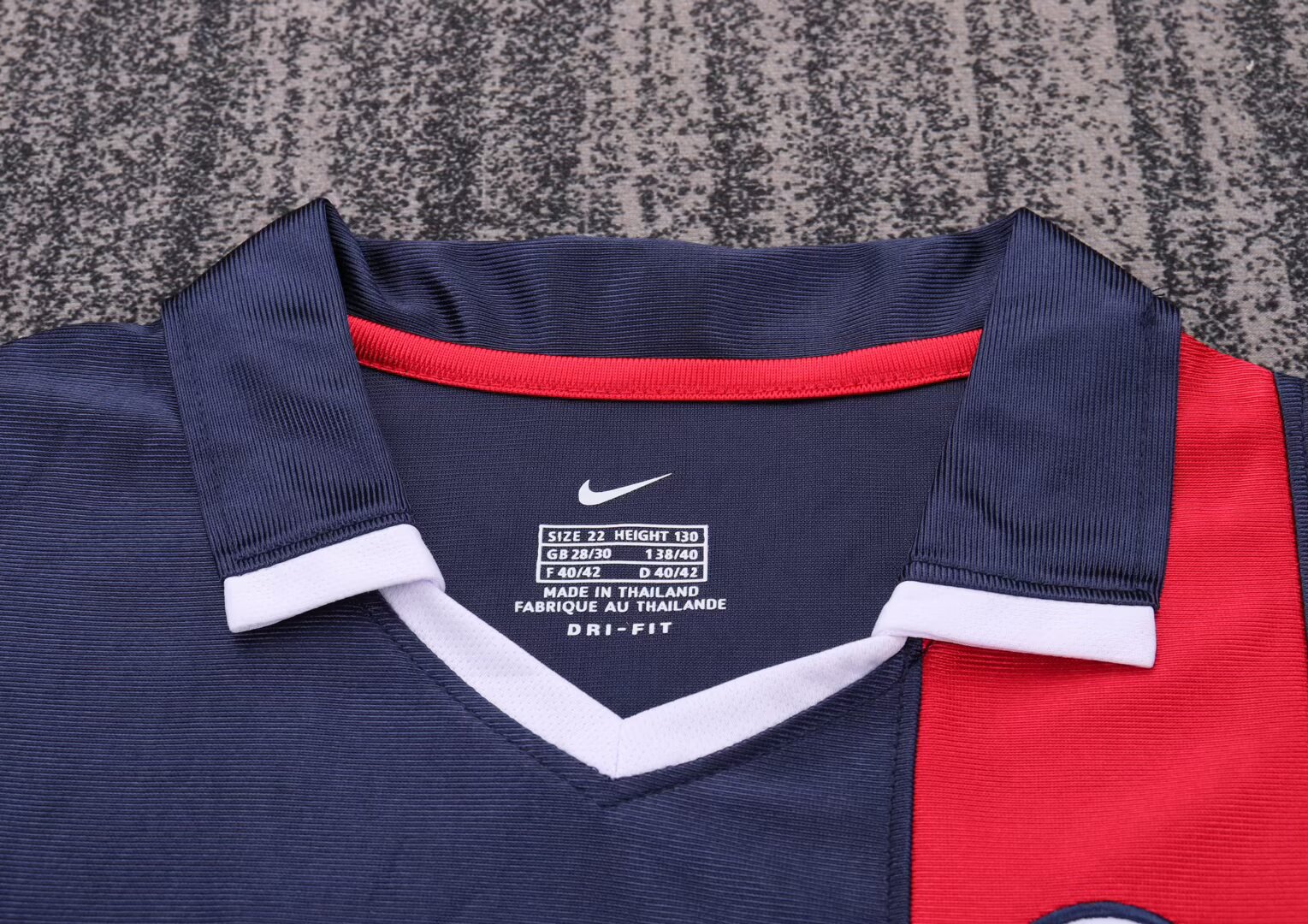 2001/2002 Rétro Psg Paris Saint-Germain Domicile Maillot de football Qualité thaï 1:1 Taille enfant – Image 3
