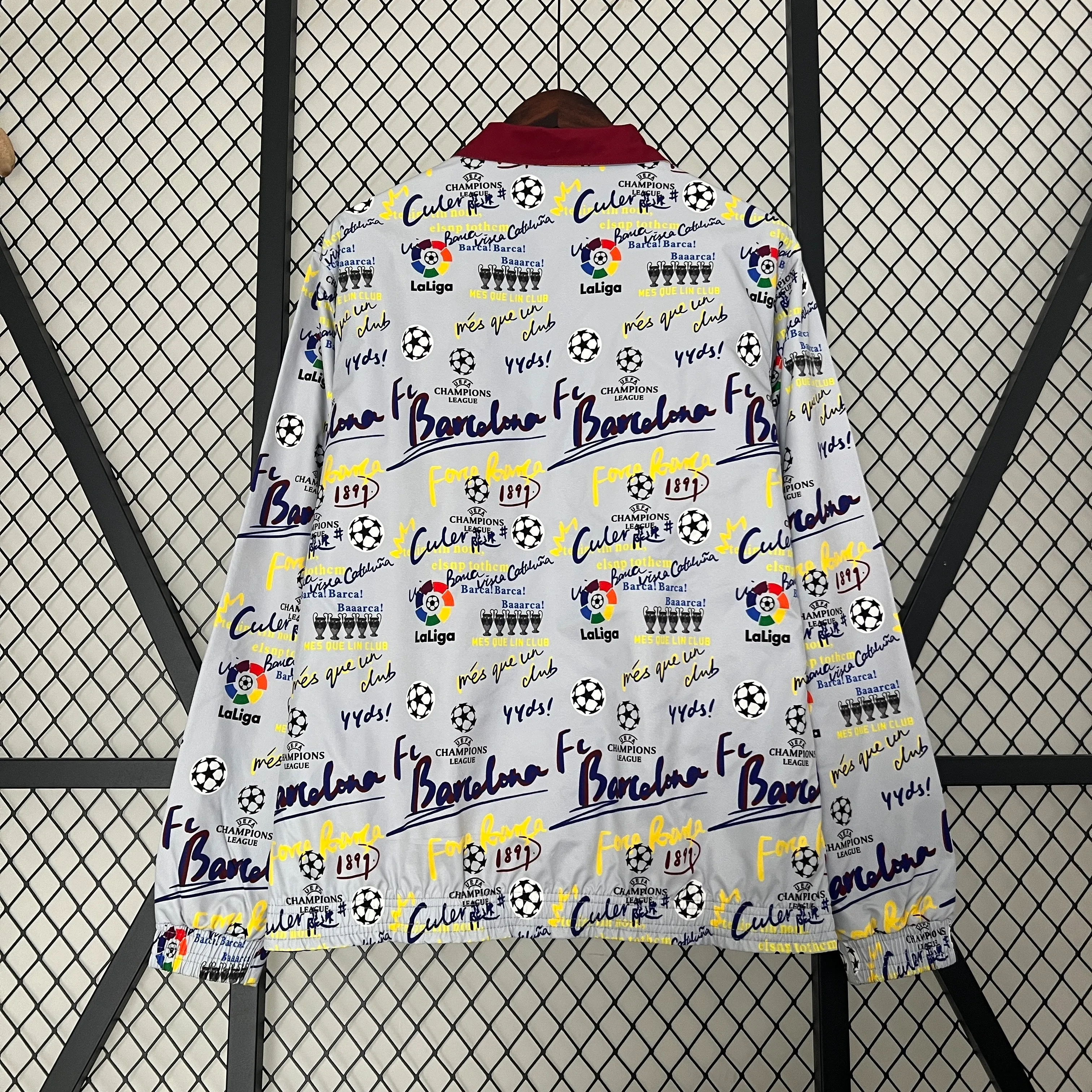 2025/2026 Barcelona Réversible Coupe-vent Maillot de football Qualité thaï 1:1 04 – Image 3