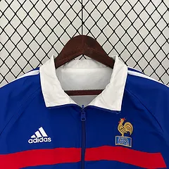 2024 France (White-Blue) Reversible Windbreaker Soccer Jersey 1:1 Thai Quality - Image 10