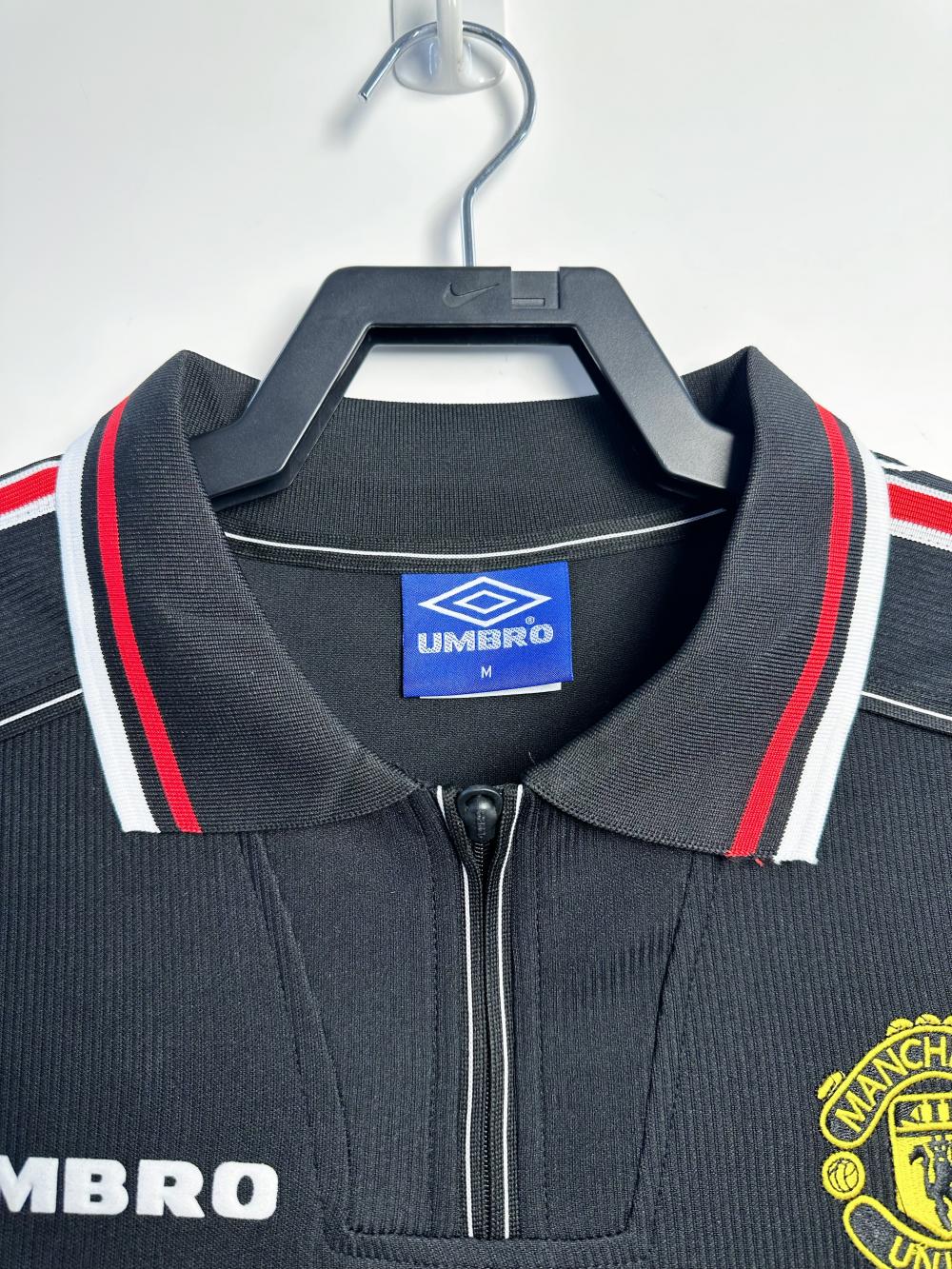 1998/1999 Retro Manchester United Uit Voetbalshirt 1:1 Thaise kwaliteit - Afbeelding 3