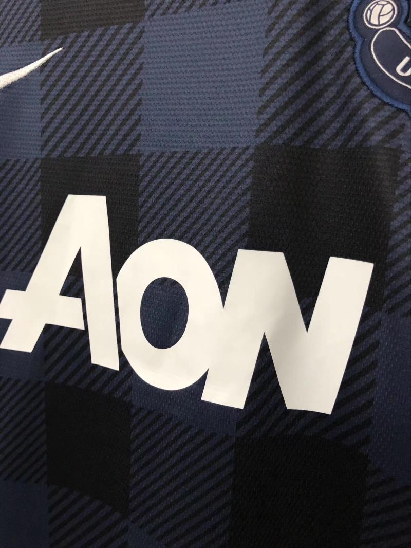 2013/2014 Retrô Manchester United Fora Camisa de futebol Qualidade tailandesa 1:1 - Image 6