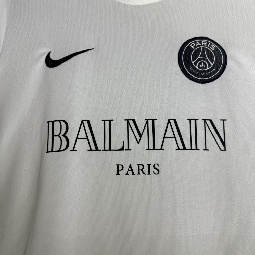 2020 Rétro Psg Paris Saint-Germain Quatrième Entraînement Vêtements Blanc Maillot de football Qualité thaï 1:1 – Image 5