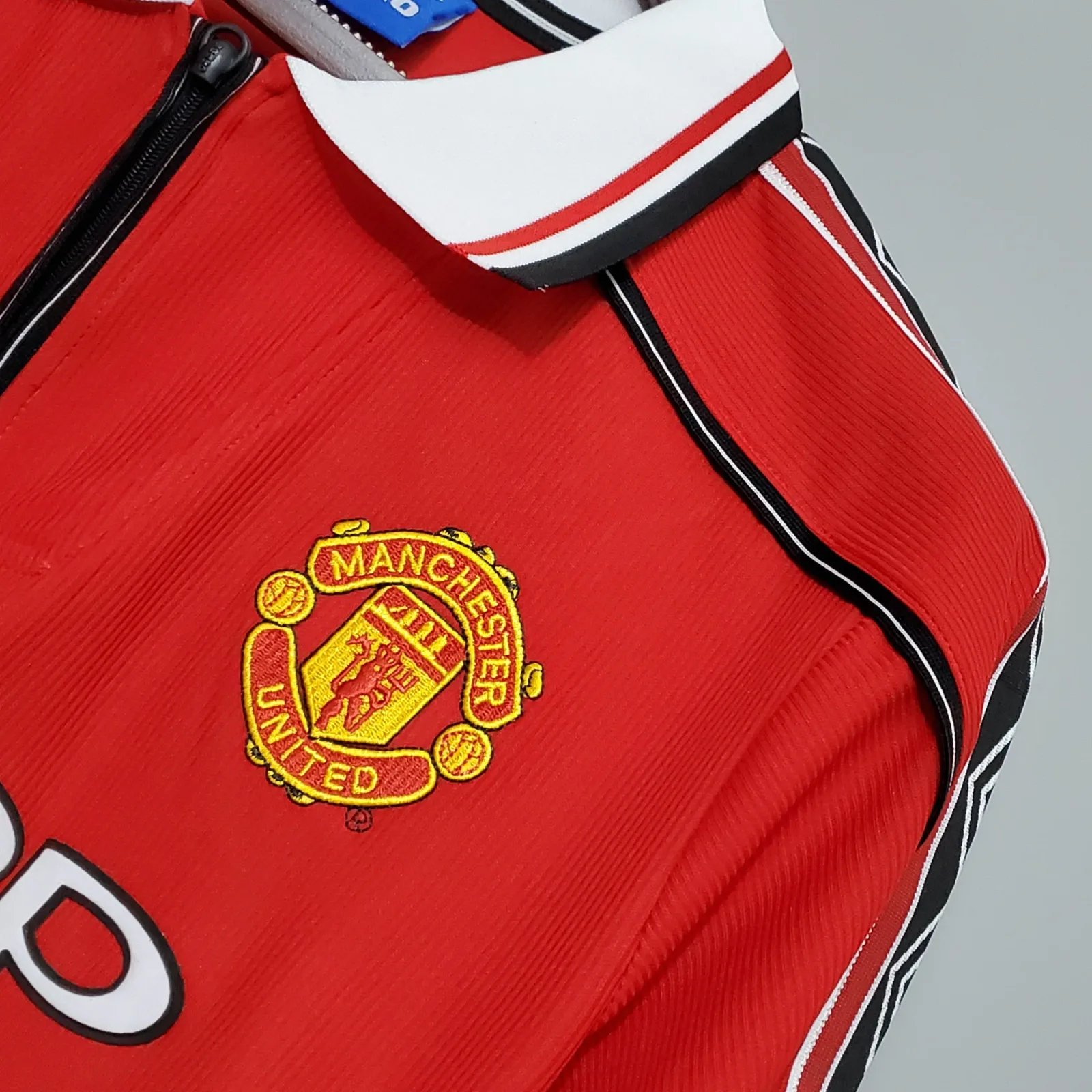 1998-1999 Retro Manica lunga Manchester United Casa Maglia da calcio Qualità thai 1:1 - immagine 6
